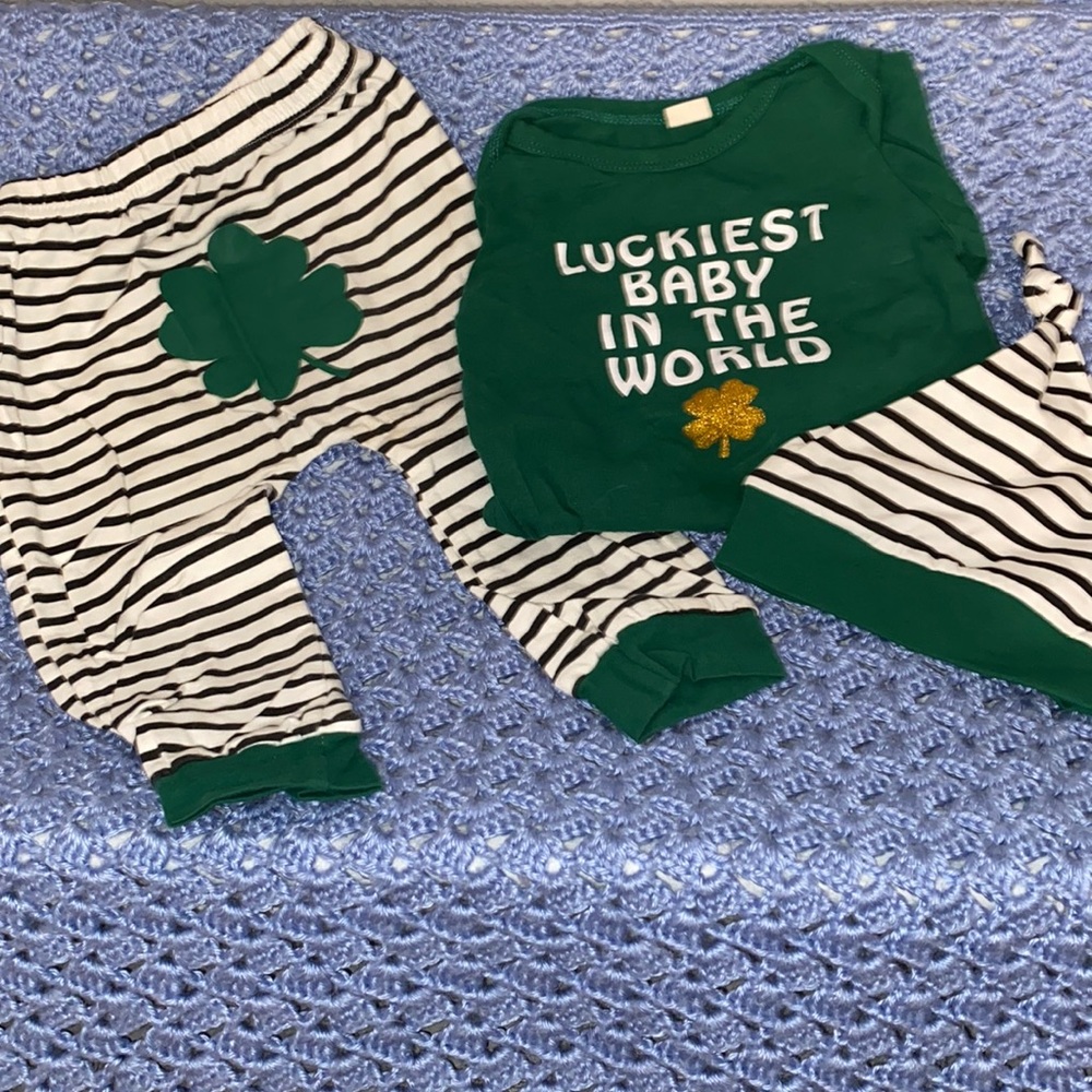 St. Patrick’s Day baby outfit